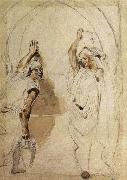 Eugene Delacroix Two Women at the Well oil on canvas